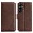 Mobigear Slim Magnet Housse Samsung Galaxy S25 FE Etui Porte-Monnaie - Marron