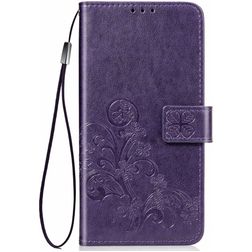 Mobigear Clover Samsung Galaxy S20 Étui Portefeuille - Violet