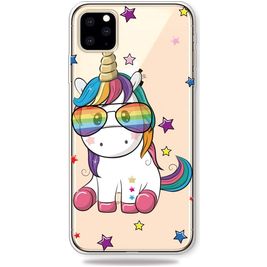 Mobigear Design Coque iPhone 11 Coque arrière en TPU Souple - Licorne Mobigear Design Coque iPhone 11 Coque arrière en TPU Souple - Licorne
