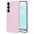 Mobiparts Slim Line Samsung Galaxy S25 MagSafe Plastique rigide Coque arrière - Blush Pink