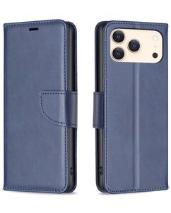 Mobigear Excellent iPhone 18 Pro Max Étui Portefeuille - Bleu