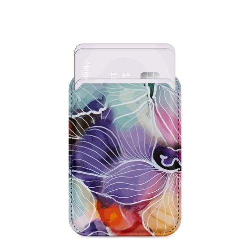 MIO - Porte Cartes en - 3 Cartes - Compatible MagSafe - Flowers