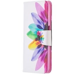 Mobigear Design Samsung Galaxy A32 5G Étui Portefeuille - Tournesol