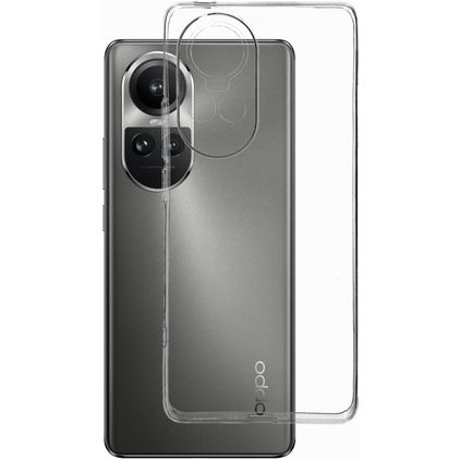 Mobiparts Classic Transparent OPPO Reno 10 Pro TPU souple Coque arrière - Transparent