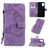 Mobigear Butterfly Housse Samsung Galaxy A71 Etui Porte-Monnaie - Violet