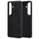 Mobiparts Classic Coque Samsung Galaxy S26 MagSafe Coque arrière en TPU,Similicuir - Graphite Black