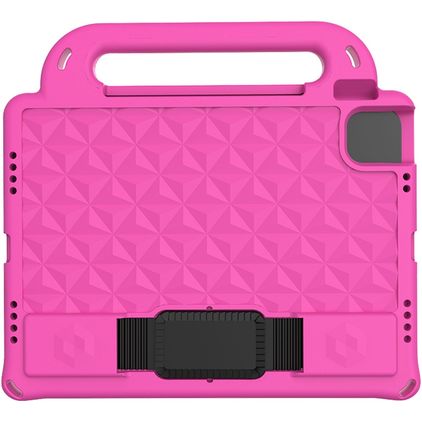 Mobigear Diamond Coque iPad Pro 11 Pouces (2021) Coque de tablette pour enfants avec Poignée Enfants en EVA - Rose
