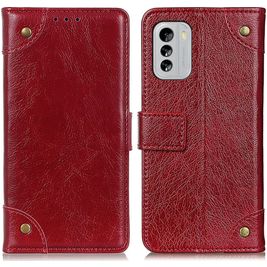 Mobigear Ranch Housse Nokia G60 5G Etui Porte-Monnaie - Bordeaux