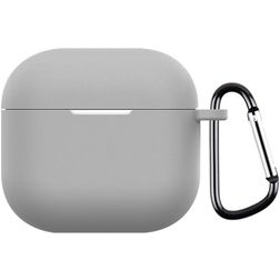 Mobigear Colors Coque Apple AirPods 4 Coque en Silicone Souple - Gris