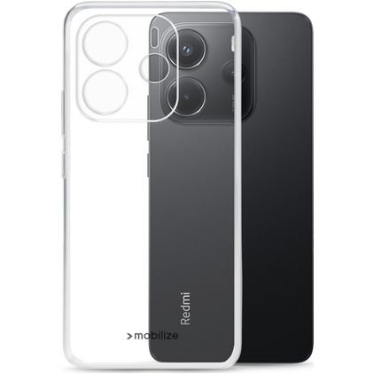 Mobilize Gelly Transparent Xiaomi Redmi Note 14 TPU souple Coque arrière - Transparent