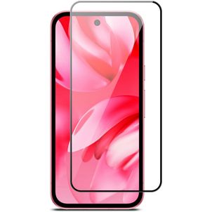 Mobigear Premium Google Pixel 9a Verre trempé Protection d'écran - Compatible Coque - Noir