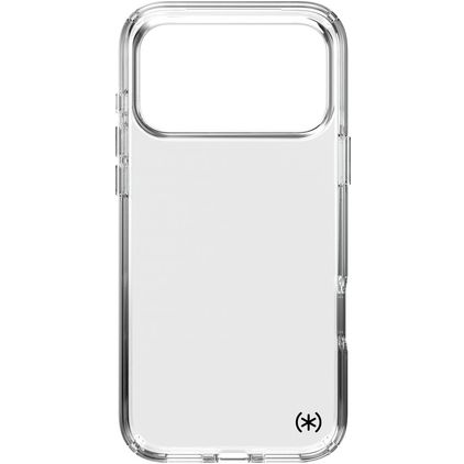 Speck Presidio Perfect Clear Coque Transparente iPhone 18 Pro Max Coque arrière Rigide Anti-Chocs - Transparent