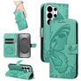 Mobigear Butterfly Housse Samsung Galaxy S26 Ultra Etui Porte-Monnaie - Vert