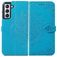 Mobigear Mandala Housse Samsung Galaxy S21 FE Etui Porte-Monnaie - Bleu
