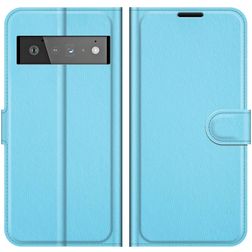 Mobigear Classic Housse Google Pixel 6 Pro Etui Porte-Monnaie - Bleu