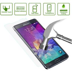 Mobigear Samsung Galaxy Note 4 Verre trempé Protection d'écran - Compatible coque