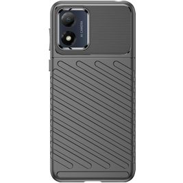 Mobigear Groove Coque Motorola Moto E13 Coque arrière en TPU Souple - Noir