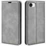 Mobigear Retro Slim Housse iPhone 17e Etui Porte-Monnaie - Gris