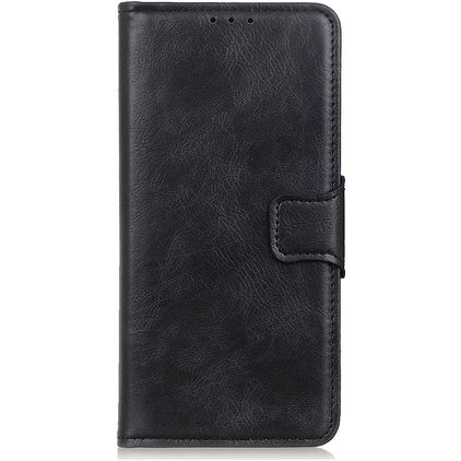 Mobigear Classy Housse Xiaomi Redmi Note 10 4G Etui Porte-Monnaie - Noir