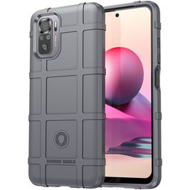 Mobigear Rugged Shield Coque POCO M5s Coque arrière en TPU Souple Anti-Chocs - Gris