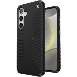 Speck Presidio2 Grip Coque Samsung Galaxy S24 Plus Coque arrière Rigide Anti-Chocs - Noir