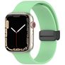 Mobigear Sport Mag Bracelet Silicone Apple Watch Fermeture magnétique - 42/41/40/38 mm - Vert pastel