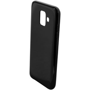 Mobiparts Classic Coque Samsung Galaxy A6 (2018) Coque arrière en TPU Souple - Noir