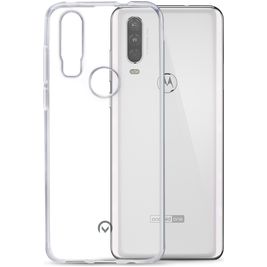 Mobilize Gelly Coque Transparente Motorola One Action Coque arrière en TPU Souple - Transparent