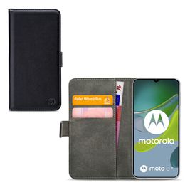 Mobilize Classic Gelly Wallet Housse Motorola Moto E13 Etui Porte-Monnaie - Noir