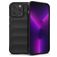 Mobigear Bumpy Coque iPhone 14 Pro Max Coque arrière en TPU Souple - Noir