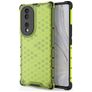 Mobigear Honeycomb Coque HONOR 70 Coque arrière Rigide Anti-Chocs - Vert