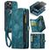 Caseme 008 Housse iPhone 12 Pro Max Etui avec Coque Détachable Porte-Monnaie - Bleu