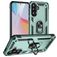 Mobigear Armor ring Coque Samsung Galaxy A37 Coque arrière Rigide Anti-Chocs avec Anneau-Support - Vert foncé