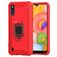 Mobigear Armor Ring Coque Samsung Galaxy A01 Coque arrière en TPU Souple Anti-Chocs avec Anneau-Support - Rouge