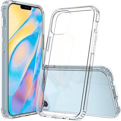 Mobigear Crystal Transparent iPhone 12 Mini Plastique rigide Coque arrière - Transparent