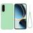 Mobigear Rubber Touch Samsung Galaxy A37 Silicone Coque arrière - Vert