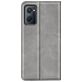 Mobigear Retro Slim Housse OPPO A76 Etui Porte-Monnaie - Gris
