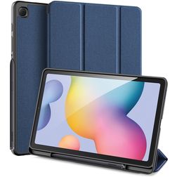Dux Ducis Domo Samsung Galaxy Tab S6 Lite Étui + Porte-stylet - Bleu