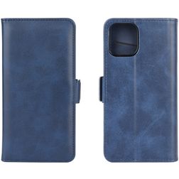 Mobigear Slim Magnet Housse iPhone 12 Pro Etui Porte-Monnaie - Bleu