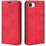 Mobigear Retro Slim Housse iPhone 16e Etui Porte-Monnaie - Rouge