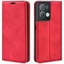 Mobigear Retro Slim Housse OPPO Reno 8 Pro 5G Etui Porte-Monnaie - Rouge