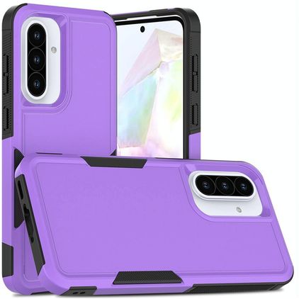 Mobigear Heavy Armor Coque Samsung Galaxy A56 Coque arrière Rigide Anti-Chocs - Violet