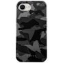 Burga Tough Coque iPhone 16e Coque arrière Rigide Anti-Chocs - Night Black Camo