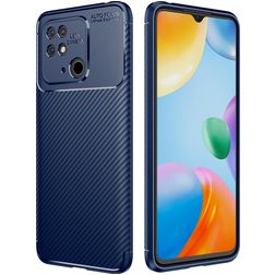 Mobigear Racing Coque Xiaomi Redmi 10C Coque arrière en TPU Souple - Bleu