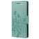 Mobigear Flowers Housse Samsung Galaxy A33 Etui Porte-Monnaie - Turquoise