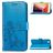 Mobigear Clover Housse iPhone SE (2020) Etui Porte-Monnaie - Bleu