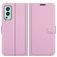 Mobigear Classic Housse OnePlus Nord 2 Etui Porte-Monnaie - Rose