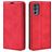Mobigear Retro Slim Housse Motorola Moto G62 Etui Porte-Monnaie - Rouge