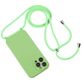 Mobigear Lanyard iPhone 14 Pro Coque avec cordon en Silicone - Vert