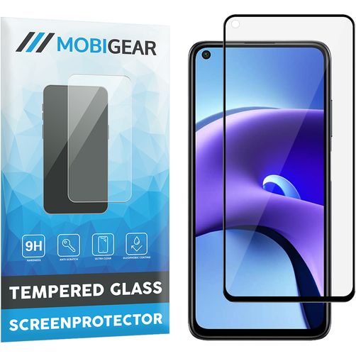 Mobigear Premium Xiaomi Redmi Note 9T Verre trempé Protection d'écran - Compatible Coque - Noir